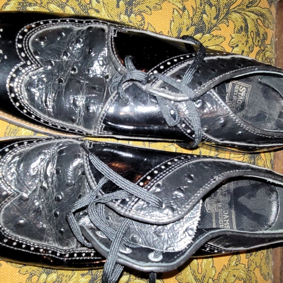 BLACK STACY ADAMS 7 1/2 - Picture 2 of 6